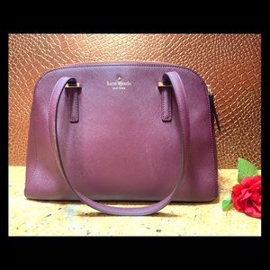 Kate Spade: Merlot Double Zipper Bag